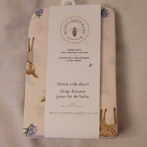 Burts Bees Organic Cotton Fitted Crib Sheet